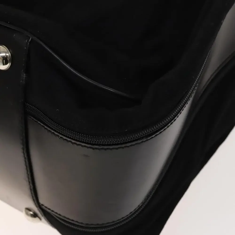 GUCCI Boston Bag Cotton Black Silver 010 1553 010 1553